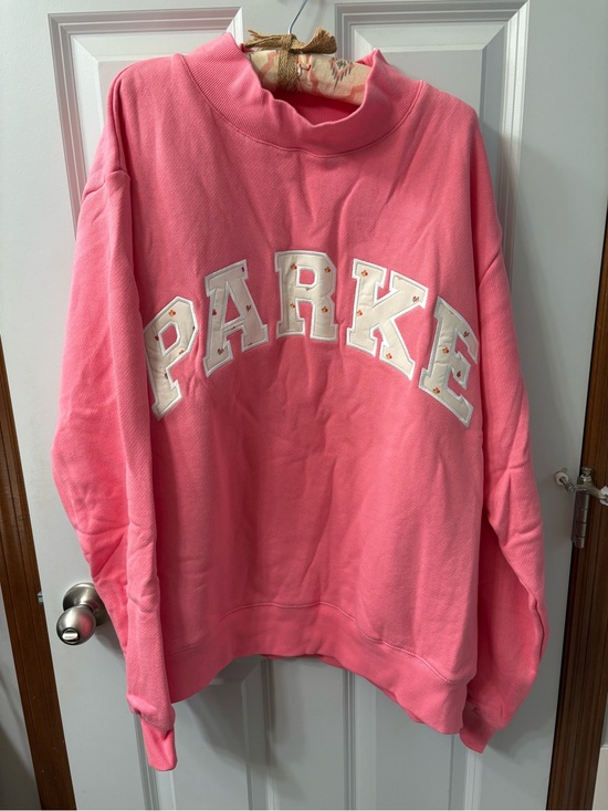 Parke Tops - New! Parke Bloom mockneck sweatshirt